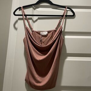 Elegant Pink Drape Top